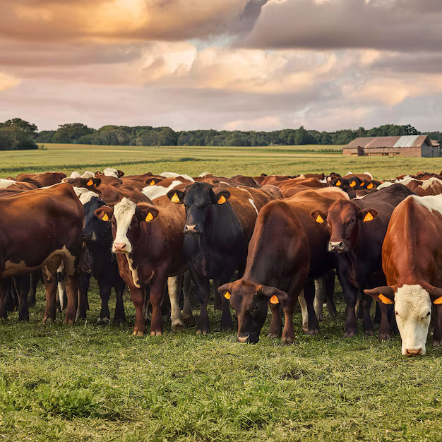 Placeholder showing a rescued cow receiving attention